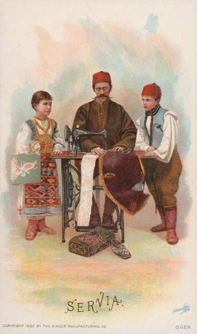 Máquina de coser, Serbia de American School